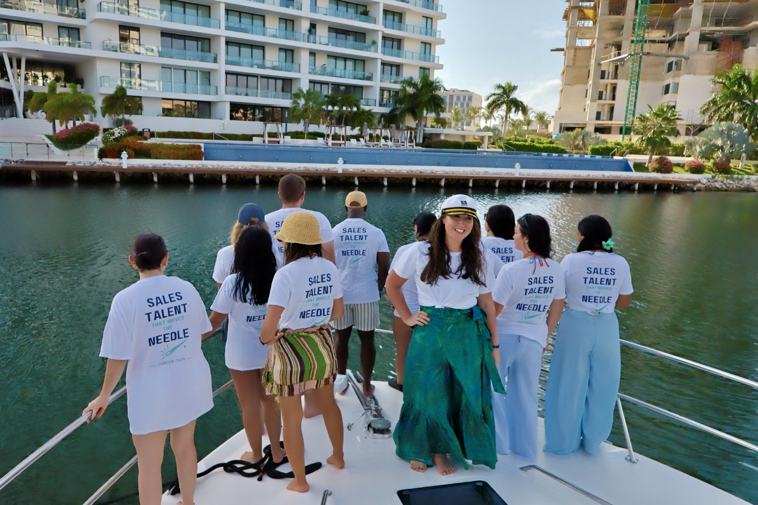 The Sellers Hub team on the water