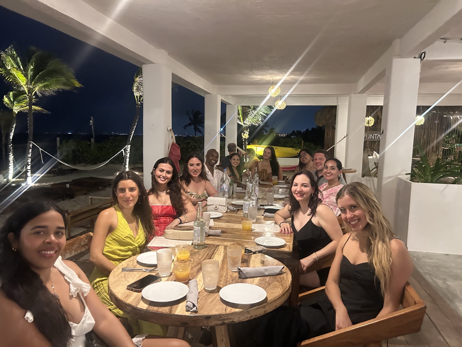 The Sellers Hub team at dinner